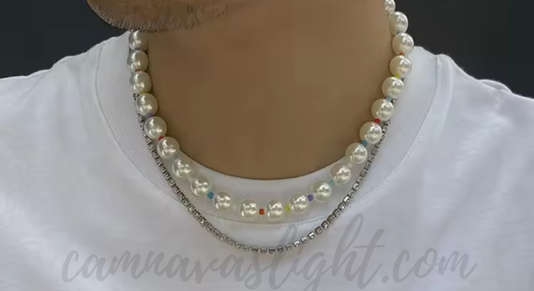 Bespoke Pearl Necklace with Diamonds